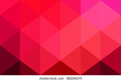 Dark red polygonal illustration, which consist of triangles. Geometric background in Origami style with gradient. Triangular design for your business.