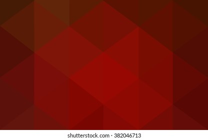 Dark red polygonal illustration, which consist of triangles. Geometric background in Origami style with gradient. Triangular design for your business.