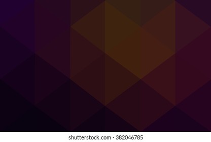 Dark red polygonal illustration, which consist of triangles. Geometric background in Origami style with gradient. Triangular design for your business.