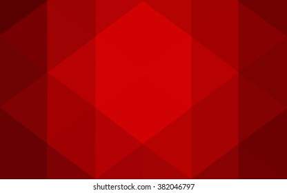 Dark red polygonal illustration, which consist of triangles. Geometric background in Origami style with gradient. Triangular design for your business.