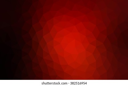 Dark red polygonal illustration, which consist of triangles. Geometric background in Origami style with gradient. Triangular design for your business.