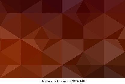 Dark red polygonal illustration, which consist of triangles. Geometric background in Origami style with gradient. Triangular design for your business.