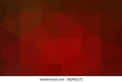 Dark red polygonal illustration, which consist of triangles. Geometric background in Origami style with gradient. Triangular design for your business.