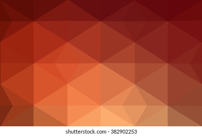 Dark red polygonal illustration, which consist of triangles. Geometric background in Origami style with gradient. Triangular design for your business.