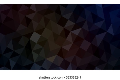 Dark red polygonal illustration, which consist of triangles. Geometric background in Origami style with gradient. Triangular design for your business.