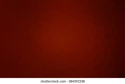 Dark red polygonal illustration, which consist of triangles. Geometric background in Origami style with gradient. Triangular design for your business.
