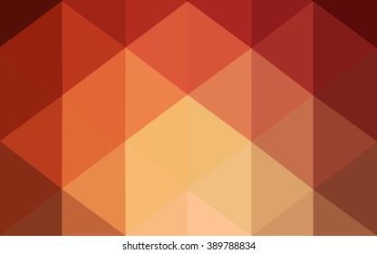 Dark red polygonal illustration, which consist of triangles. Geometric background in Origami style with gradient. Triangular design for your business.