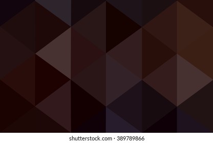 Dark red polygonal illustration, which consist of triangles. Geometric background in Origami style with gradient. Triangular design for your business.