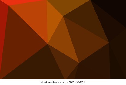 Dark red polygonal illustration, which consist of triangles. Geometric background in Origami style with gradient. Triangular design for your business.
