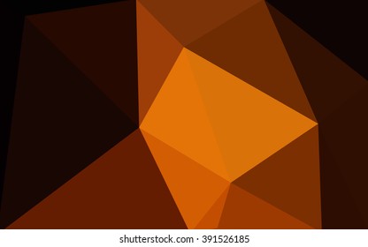 Dark red polygonal illustration, which consist of triangles. Geometric background in Origami style with gradient. Triangular design for your business.