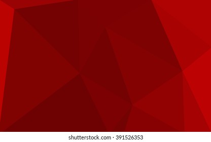 Dark red polygonal illustration, which consist of triangles. Geometric background in Origami style with gradient. Triangular design for your business.