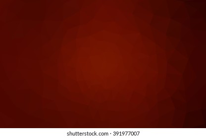 Dark red polygonal illustration, which consist of triangles. Geometric background in Origami style with gradient. Triangular design for your business.