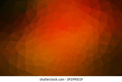 Dark red polygonal illustration, which consist of triangles. Geometric background in Origami style with gradient. Triangular design for your business.