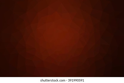 Dark red polygonal illustration, which consist of triangles. Geometric background in Origami style with gradient. Triangular design for your business.