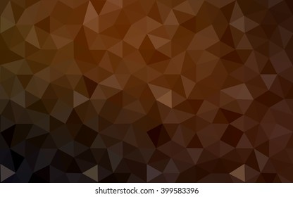 Dark red polygonal illustration, which consist of triangles. Geometric background in Origami style with gradient. Triangular design for your business.