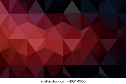 Dark red polygonal illustration, which consist of triangles. Geometric background in Origami style with gradient. Triangular design for your business.