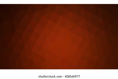Dark red polygonal illustration, which consist of triangles. Geometric background in Origami style with gradient. Triangular design for your business.