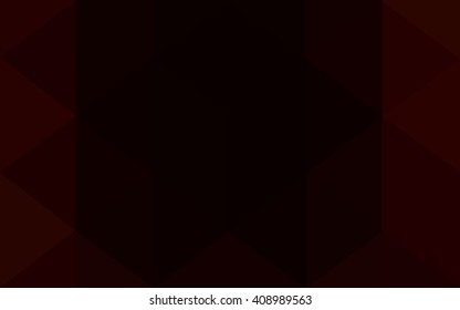 Dark red polygonal illustration, which consist of triangles. Geometric background in Origami style with gradient. Triangular design for your business.