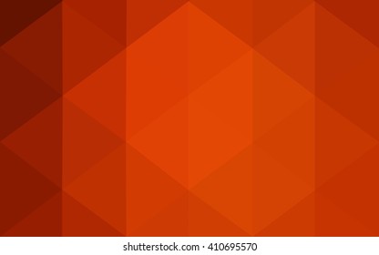 Dark red polygonal illustration, which consist of triangles. Geometric background in Origami style with gradient. Triangular design for your business.