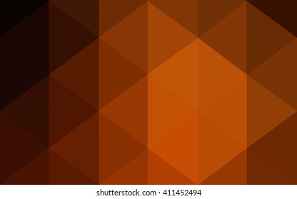Dark red polygonal illustration, which consist of triangles. Geometric background in Origami style with gradient. Triangular design for your business.