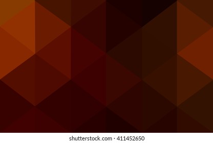 Dark red polygonal illustration, which consist of triangles. Geometric background in Origami style with gradient. Triangular design for your business.