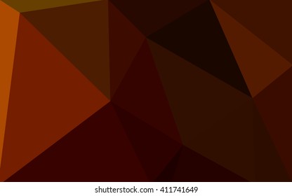 Dark red polygonal illustration, which consist of triangles. Geometric background in Origami style with gradient. Triangular design for your business.
