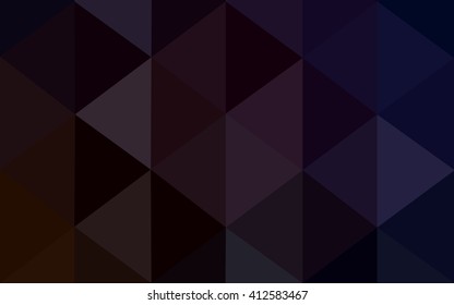 Dark red polygonal illustration, which consist of triangles. Geometric background in Origami style with gradient. Triangular design for your business.