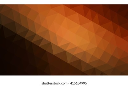 Dark red polygonal illustration, which consist of triangles. Geometric background in Origami style with gradient. Triangular design for your business.