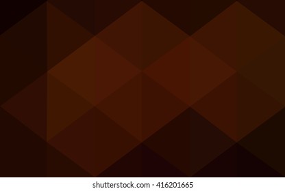 Dark red polygonal illustration, which consist of triangles. Geometric background in Origami style with gradient. Triangular design for your business.