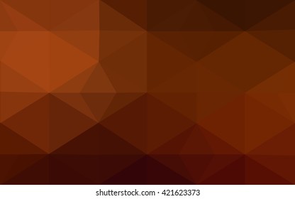 Dark red polygonal illustration, which consist of triangles. Geometric background in Origami style with gradient. Triangular design for your business.