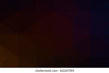 Dark red polygonal illustration, which consist of triangles. Geometric background in Origami style with gradient. Triangular design for your business.