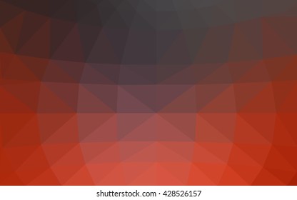 Dark red polygonal illustration, which consist of triangles. Triangular design for your business. Creative geometric background in Origami style with gradient.