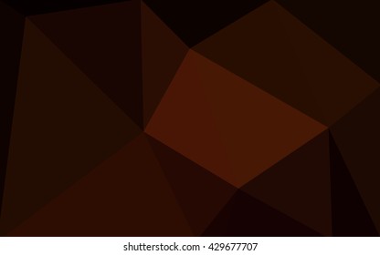 Dark red polygonal illustration, which consist of triangles. Geometric background in Origami style with gradient. Triangular design for your business.
