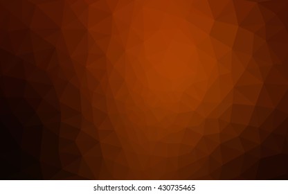 Dark red polygonal illustration, which consist of triangles. Geometric background in Origami style with gradient. Triangular design for your business.