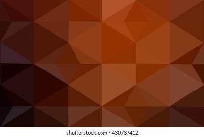 Dark red polygonal illustration, which consist of triangles. Geometric background in Origami style with gradient. Triangular design for your business.