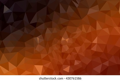 Dark red polygonal illustration, which consist of triangles. Geometric background in Origami style with gradient. Triangular design for your business.