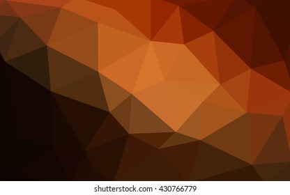 Dark red polygonal illustration, which consist of triangles. Triangular design for your business. Creative geometric background in Origami style with gradient.