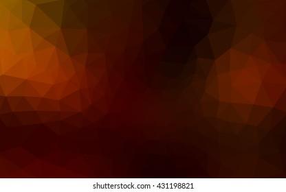 Dark red polygonal illustration, which consist of triangles. Geometric background in Origami style with gradient. Triangular design for your business.