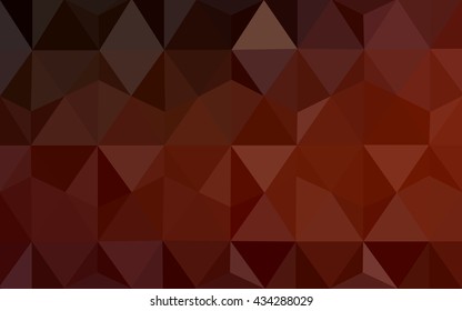 Dark red polygonal illustration, which consist of triangles. Geometric background in Origami style with gradient. Triangular design for your business.