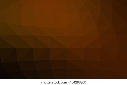 Dark red polygonal illustration, which consist of triangles. Triangular design for your business. Creative geometric background in Origami style with gradient.