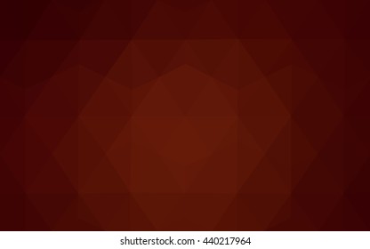 Dark red polygonal illustration, which consist of triangles. Geometric background in Origami style with gradient. Triangular design for your business.