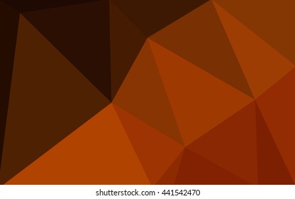 Dark red polygonal illustration, which consist of triangles. Geometric background in Origami style with gradient. Triangular design for your business.