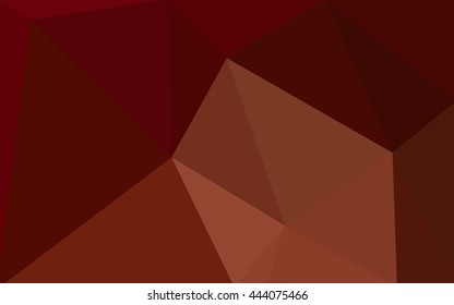 Dark red polygonal illustration, which consist of triangles. Geometric background in Origami style with gradient. Triangular design for your business.