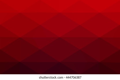 Dark red polygonal illustration, which consist of triangles. Geometric background in Origami style with gradient. Triangular design for your business.