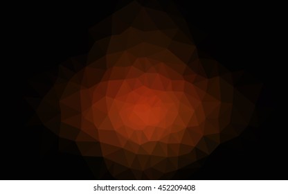 Dark red polygonal illustration, which consist of triangles.