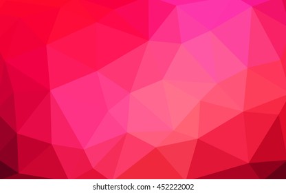 Dark red polygonal illustration, which consist of triangles