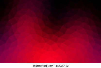 Dark red polygonal illustration, which consist of triangles.