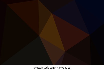 Dark red polygonal illustration, which consist of triangles. Geometric background in Origami style with gradient. Triangular design for your business.