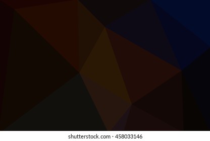 Dark red polygonal illustration, which consist of triangles. Geometric background in Origami style with gradient. Triangular design for your business.