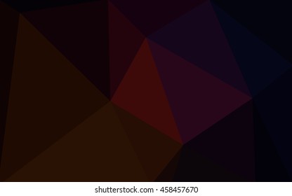 Dark red polygonal illustration, which consist of triangles. Geometric background in Origami style with gradient. Triangular design for your business.